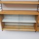 Etagère murale des années 1960 avec vitrine, Nisse Strinning/Suède