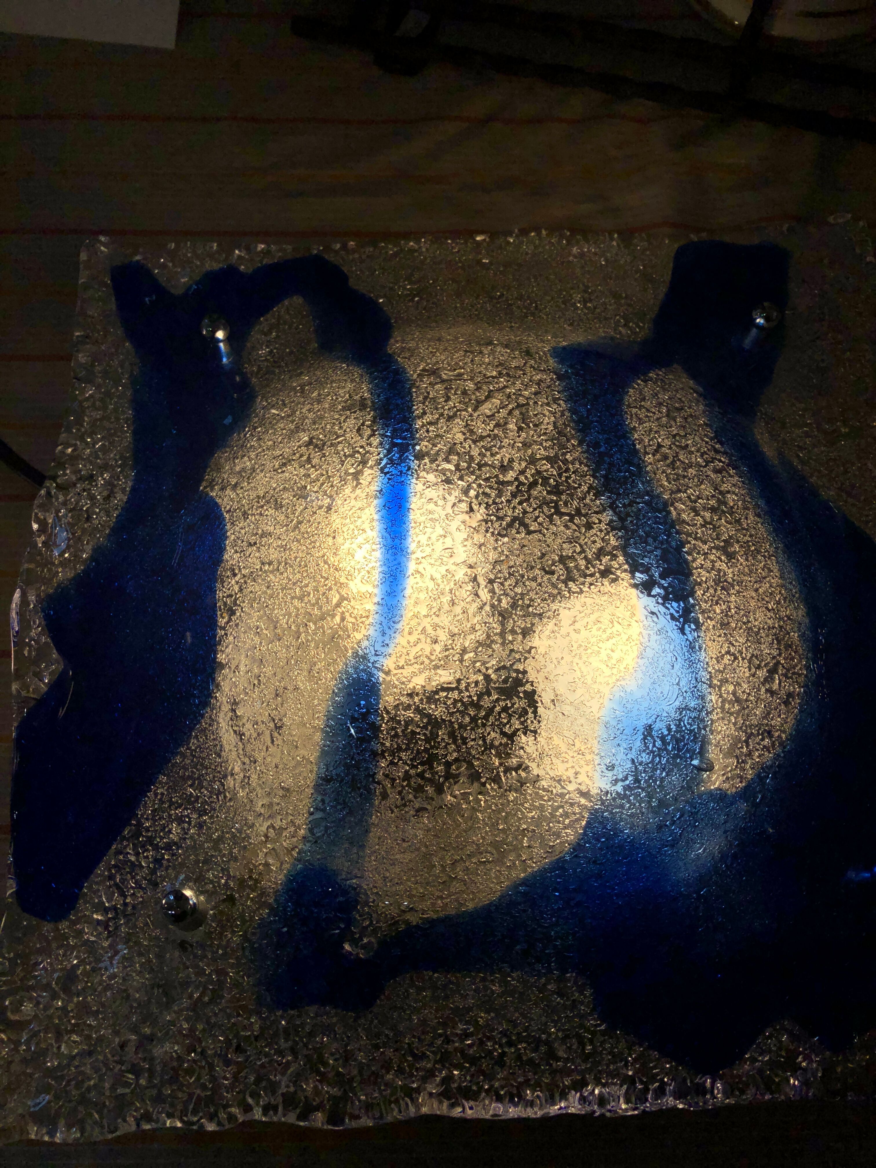 Pair of Murano wall lamps