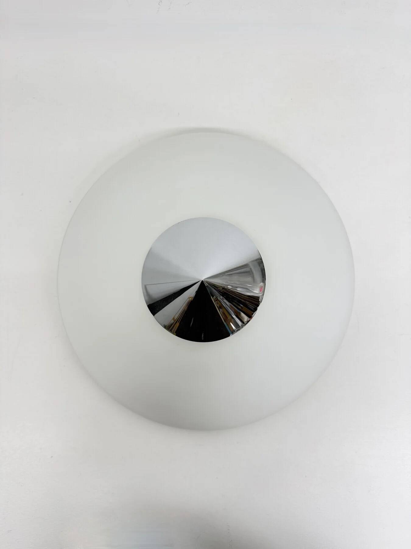 Limburg Glashütte wall ceiling lamp flush mount, 1970s