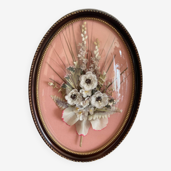 Fabric flower frame