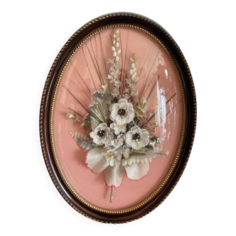 Fabric flower frame