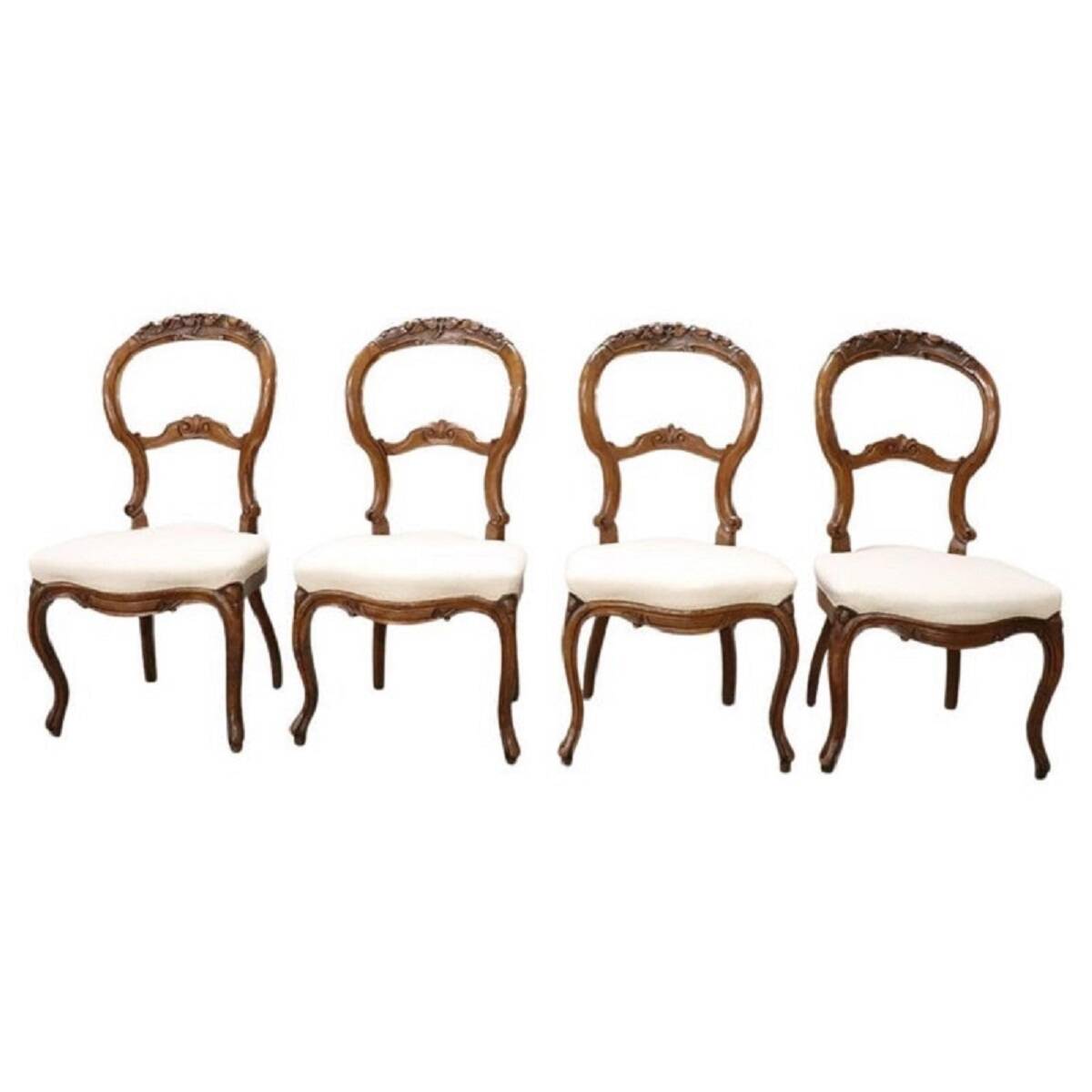 19th Century Walnut Dining Chairs