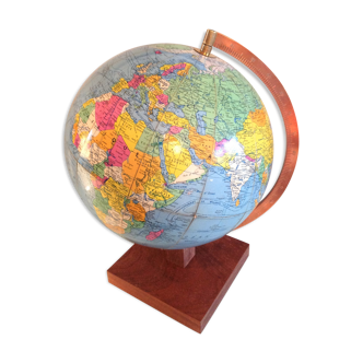 Globe in cardboard Girard and Barrere / vintage years 50-60