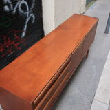 Row of the 1960s teak