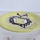 Jean Lurçat 2 enamelled ceramic plates, signed, Sant Vicens edition