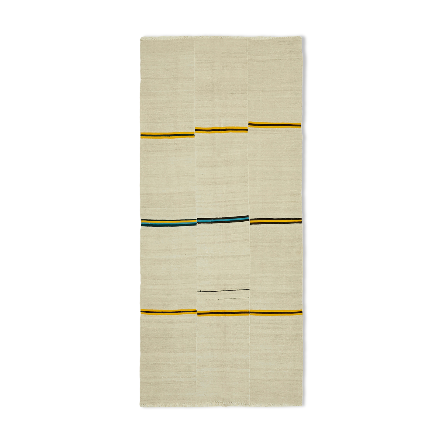 Handmade turkish rug 1980s 156 cm x 350 cm