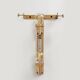 Pair of Murano Glass Sconces with Gold Dust Inclusions