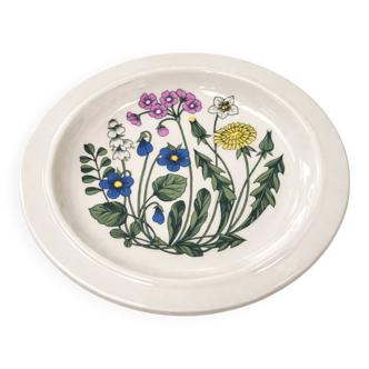 Set of 6 Arabia Finland plates model Flora – Esteri Tomula –