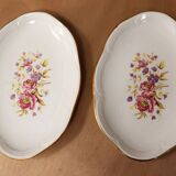 set of 2 vintage dishes