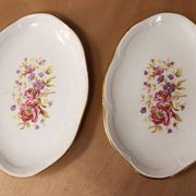 set of 2 vintage dishes