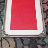 Lot of 2 small silver metal frames from the 1920s/1930s