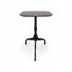 Antique octagonal mahogany side table on a classic tripod, 19th century.