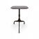 Table d'appoint en acajou antique octogonale sur trépied classique, 19e siècle