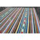 1970s Vintage Turkish Oushak Handmade Wool Cotton Blue Runner Rug 163x306