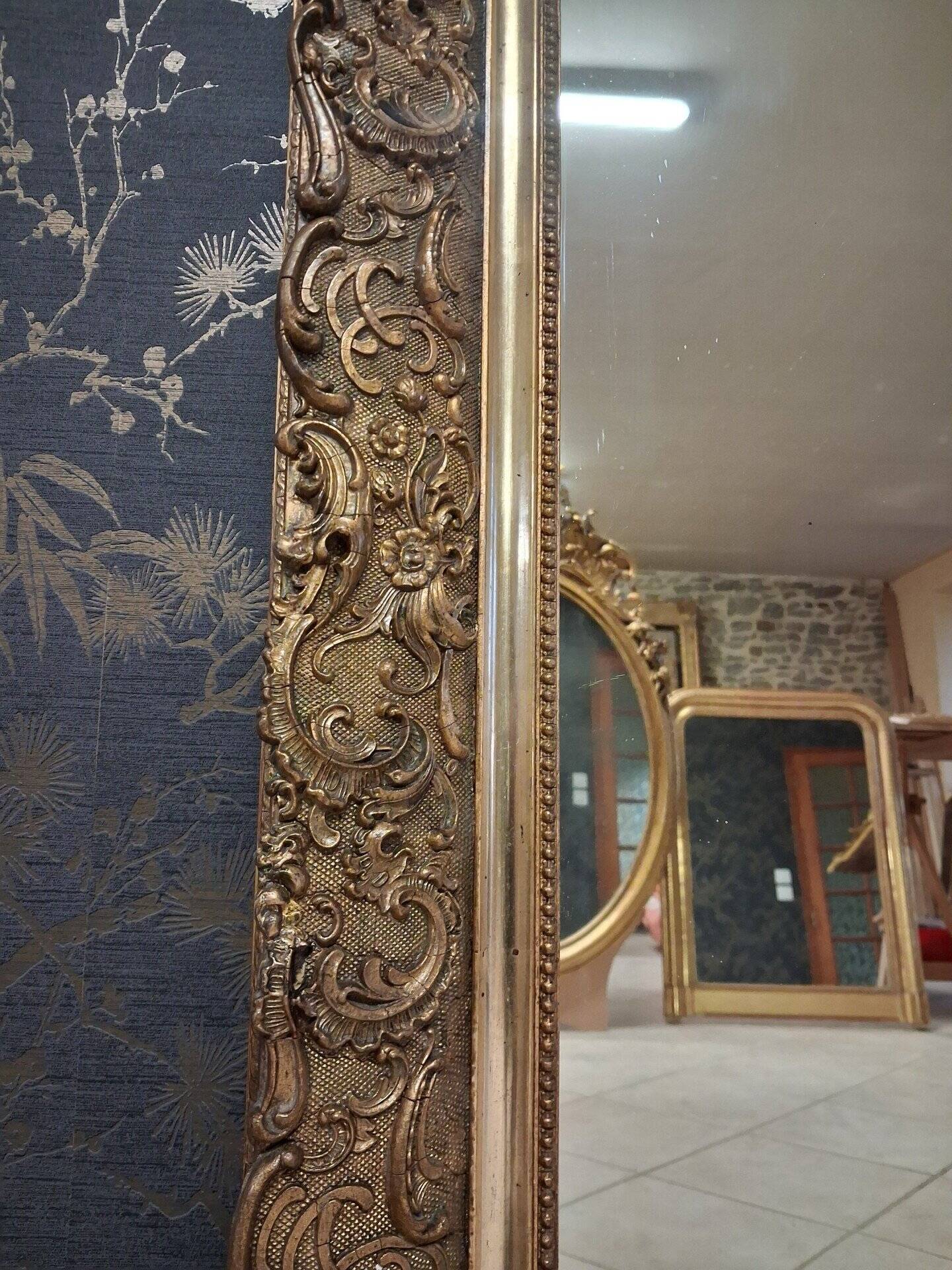Mirror from the Napoleonic III era 176 x 113