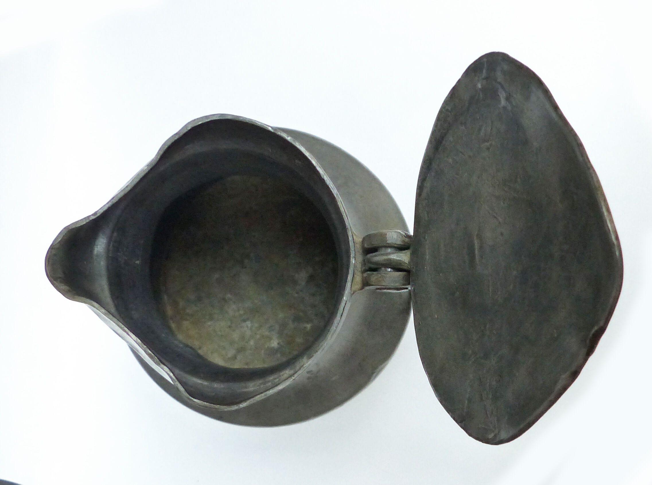 Vintage pewter jug