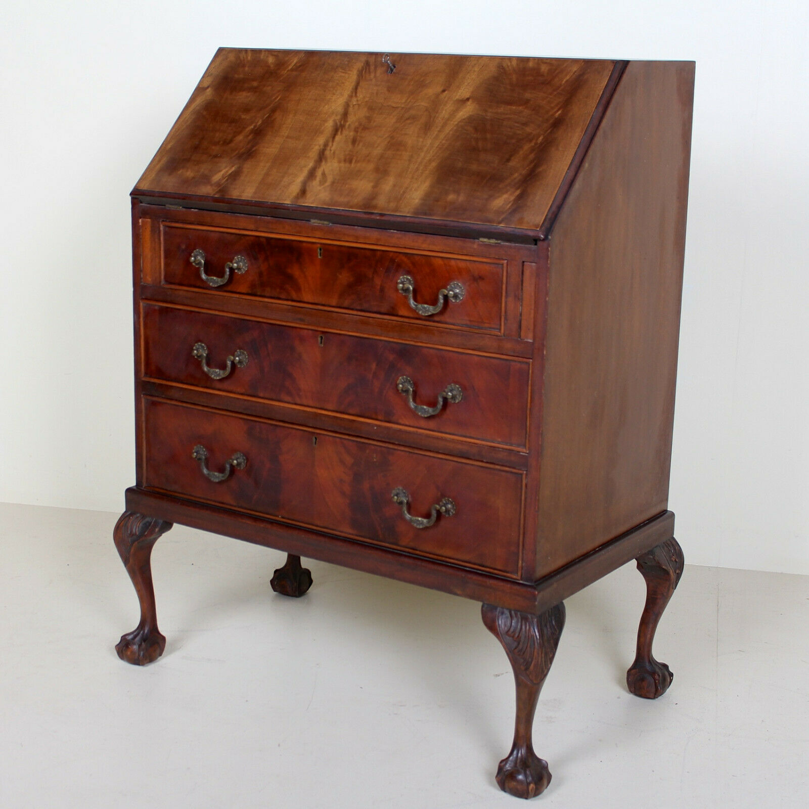 Edwardian mahogany desk
