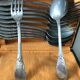 Housewife 12 silver metal table covers