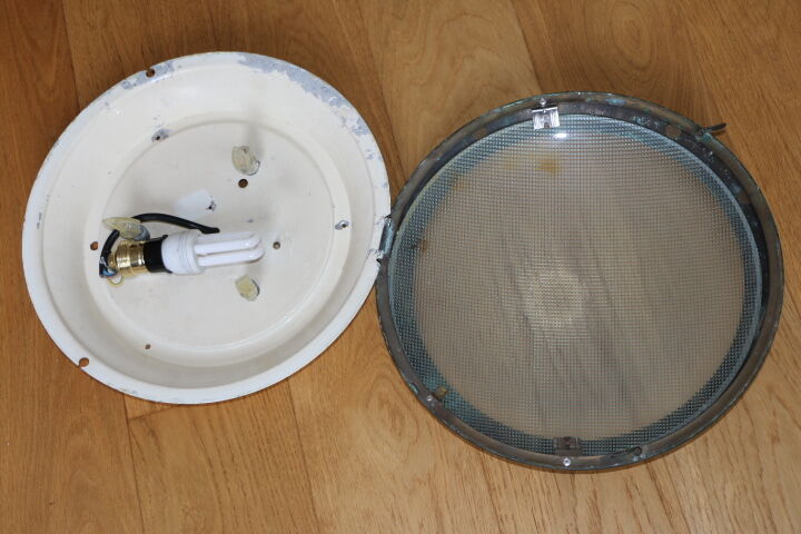 1960 brass and glass ceiling