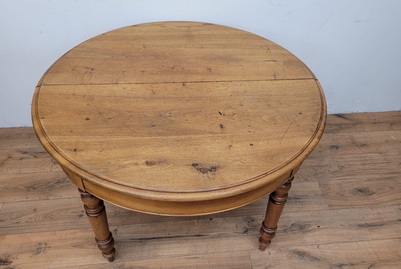 Wooden round table