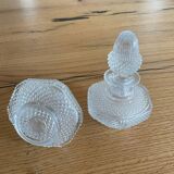 Pair of 19th-century Saint Louis perfume bottles