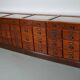 Large Pitch Pine Jewelry Counter/Cabinet, Paris, France, 1930s