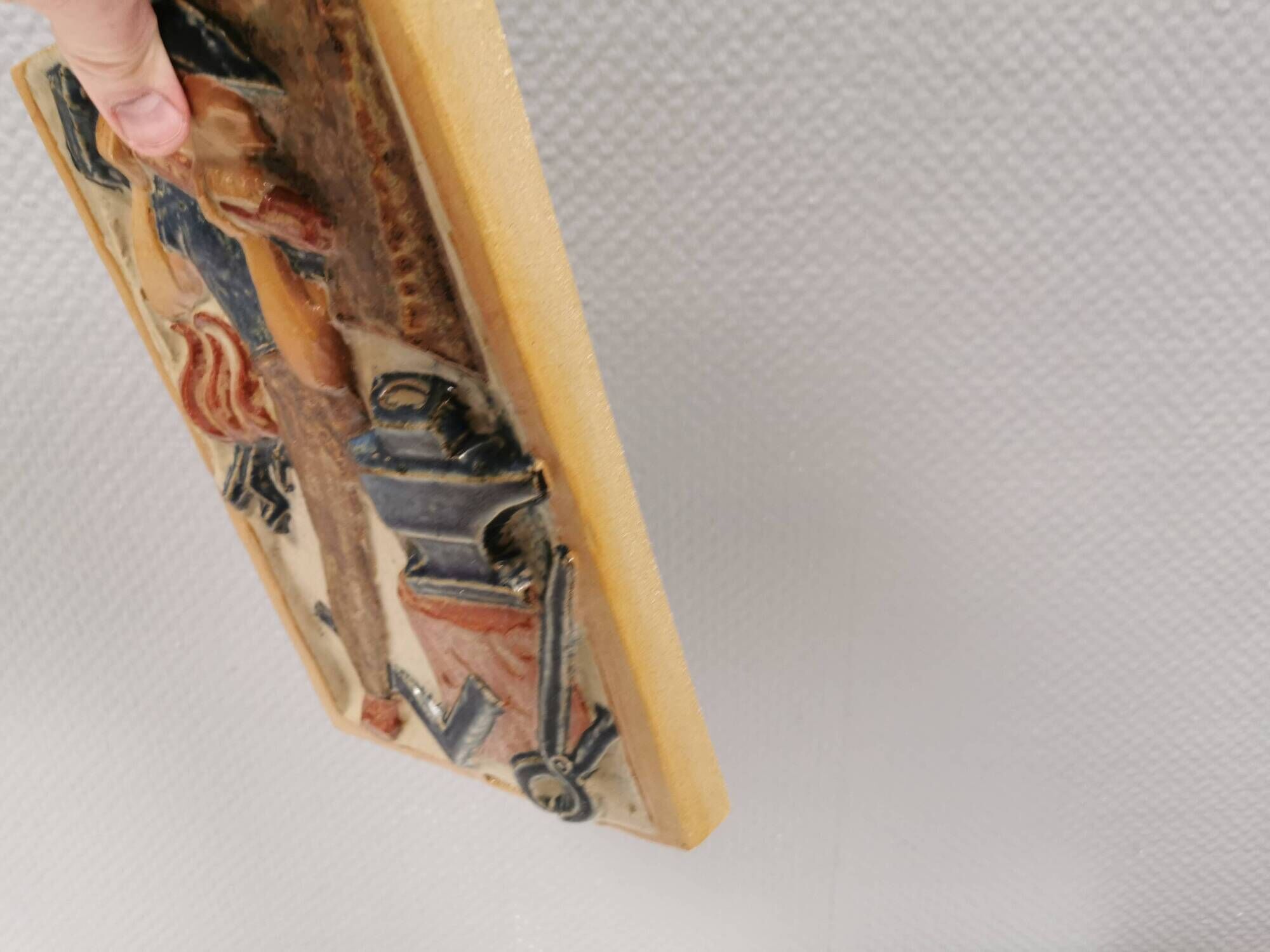 Ceramic relief by Harald Isenstein, for Michael Andersen, Denmark 1960s