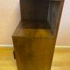 Piece of sofa, in Art Deco walnut