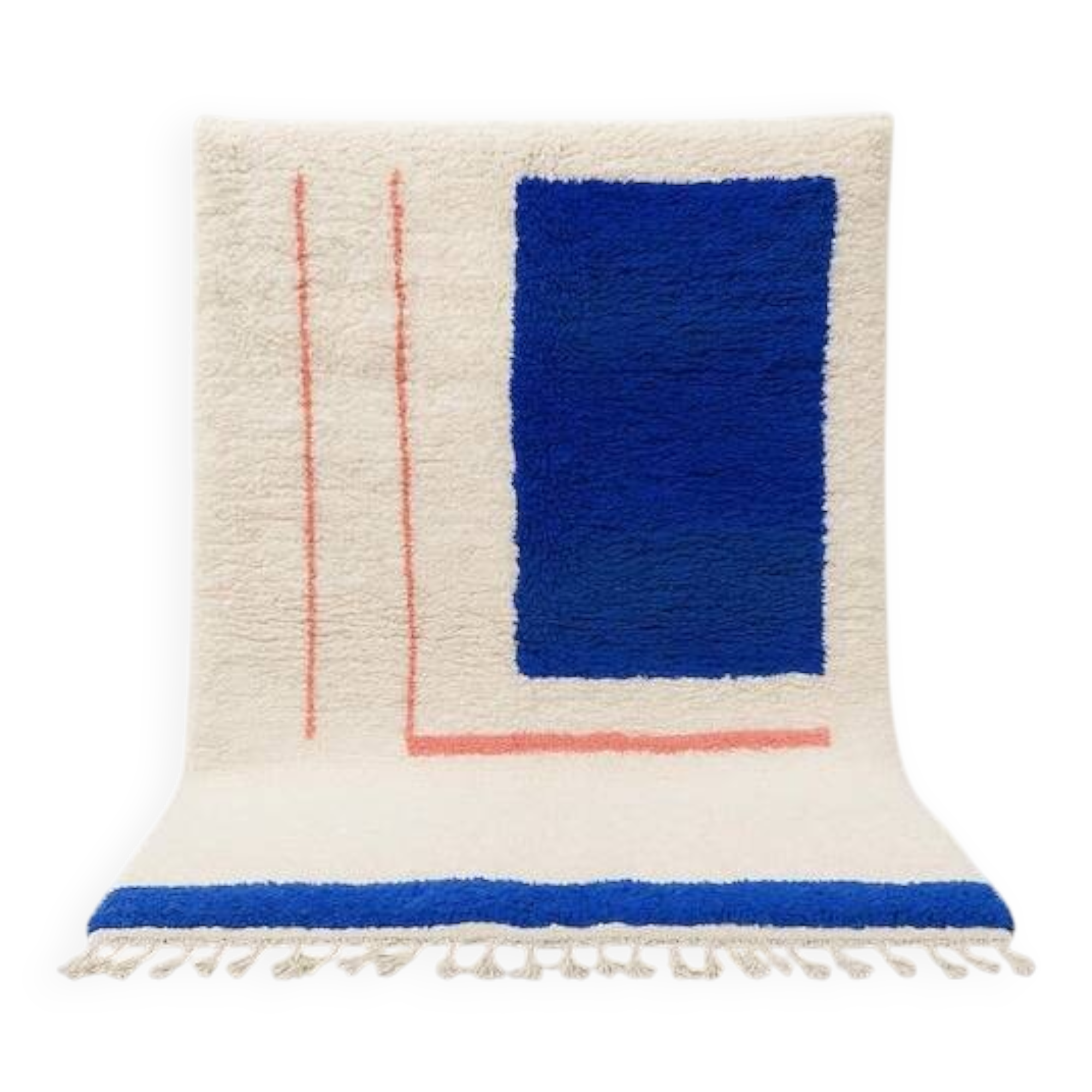 Natural wool rug 250cm x 150cm