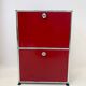 USM Haller "Ruby Red" – Side table (as new condition)