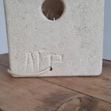Vintage stone table lamp by Albert Tormos