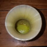 Vase jaune vintage