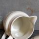 Covered pitcher in porcelain fire of Grigny XIXth stamped P.Precious
