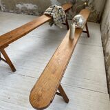 Pair of bench early 1900 oak