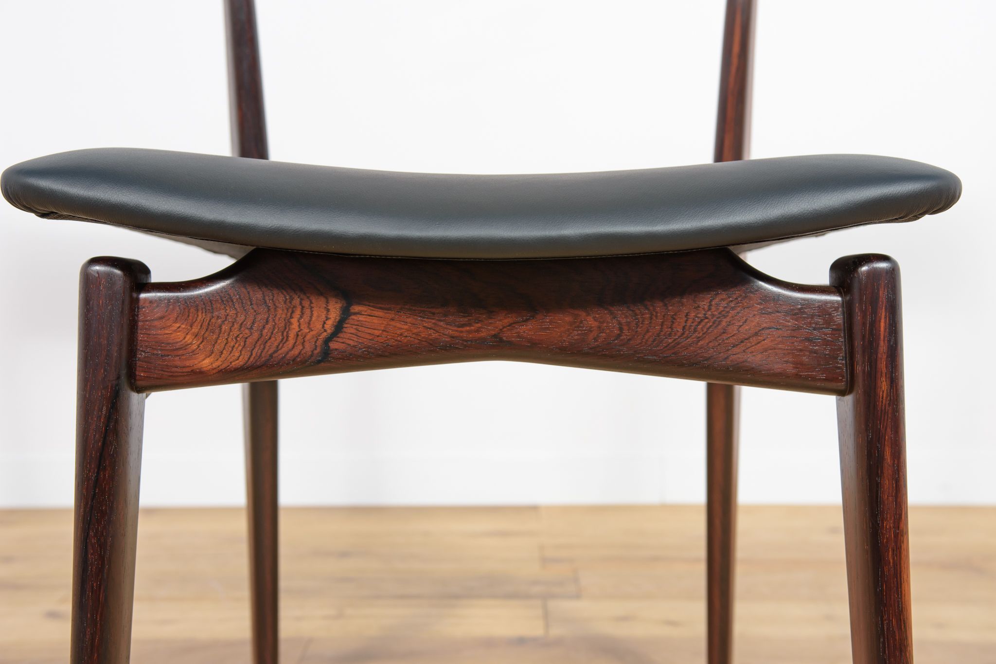 Mid Century Rosewood Dining Chairs by  H. P. Hansen for Randers Møbelfabrik, 1960s, Set of 4