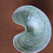 Vase vintage en opaline très original