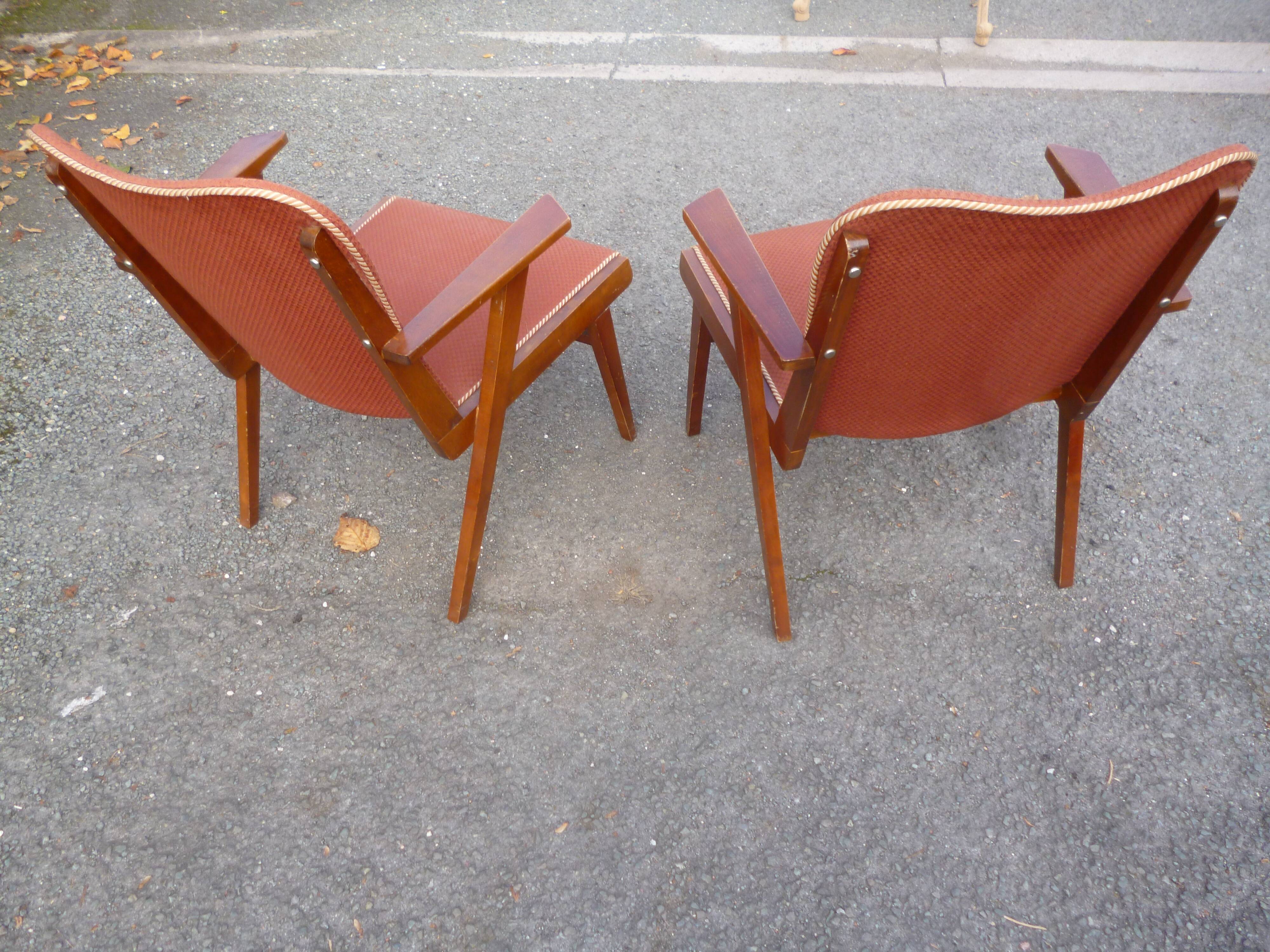 Pair of armchairs