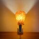 Pair of orange perspex wall lights from the 1950s.