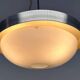 Space age aluminium midcentury UFO pendant - 1970s