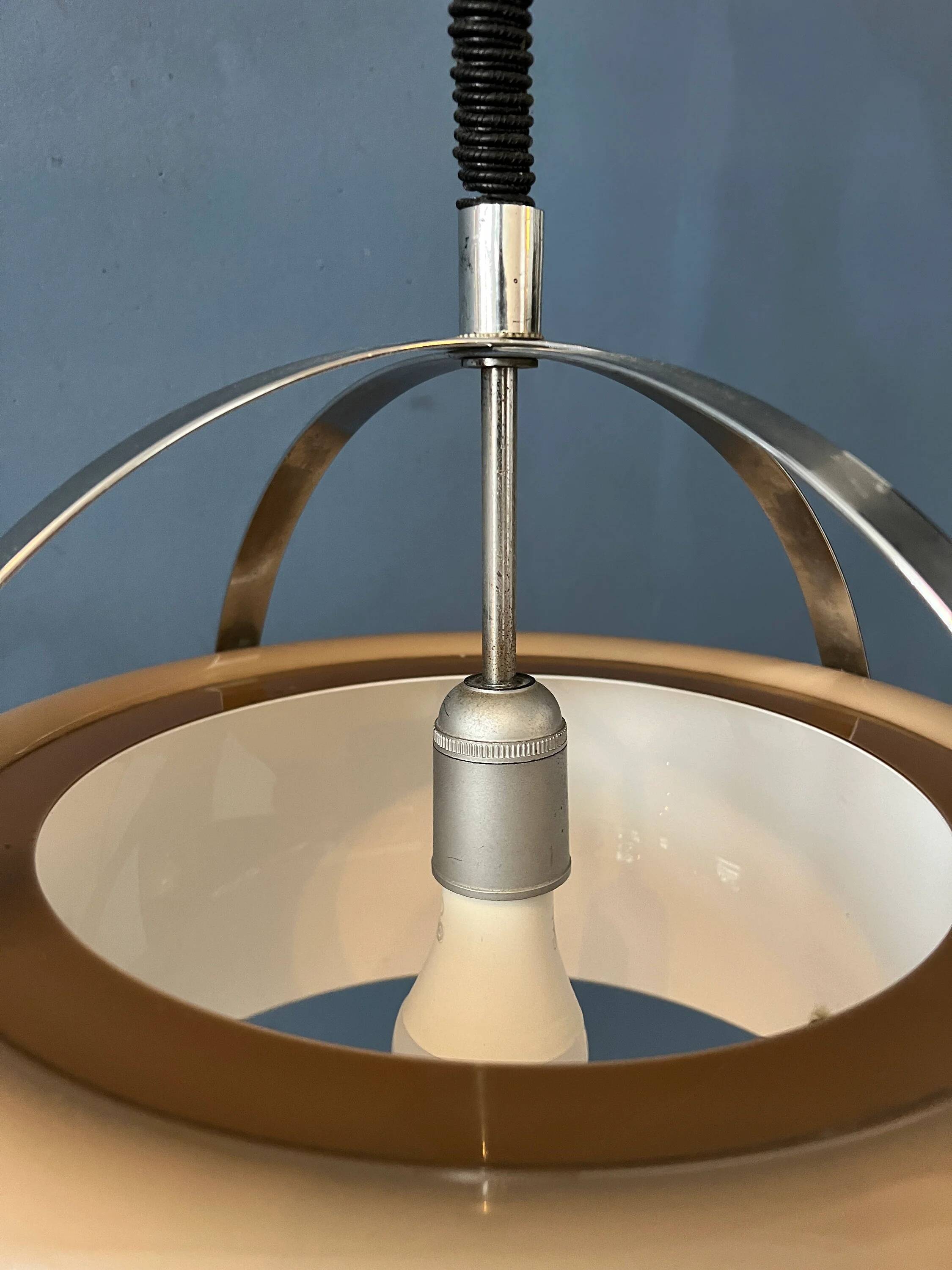 Vintage Tronconi suspension, Space Age luminaire
