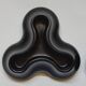 2 Black Candle Holders for 3 Candles Designed by Chris Martin