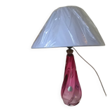 Crystal lamp Val Saint Lambert (Belgium, c. 1980)