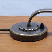 Art Deco brass piano lamp, circa 1930