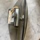 Vintage smoked glass wall lamp