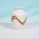Vintage handmade fat lava vase from the 70s space age.