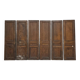 3 paires de portes de séparation du XIXème s.