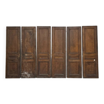 3 pairs of partition doors from the 19th century