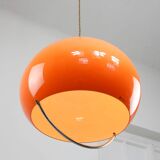 Space Age Orange Jolly Pendant Lamp from Guzzini, 1960s