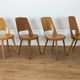 Set of 4 chairs Baumann Mondor 60s bistro