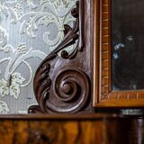 Antique Two-Part Dresser with Mirror, 1890s